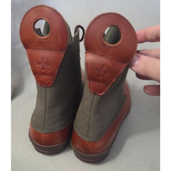 New PSYBERIA Sz 10 Hiker Winter Boots Men Waterproof Leather Canvas Sherp - Picture 5 of 8